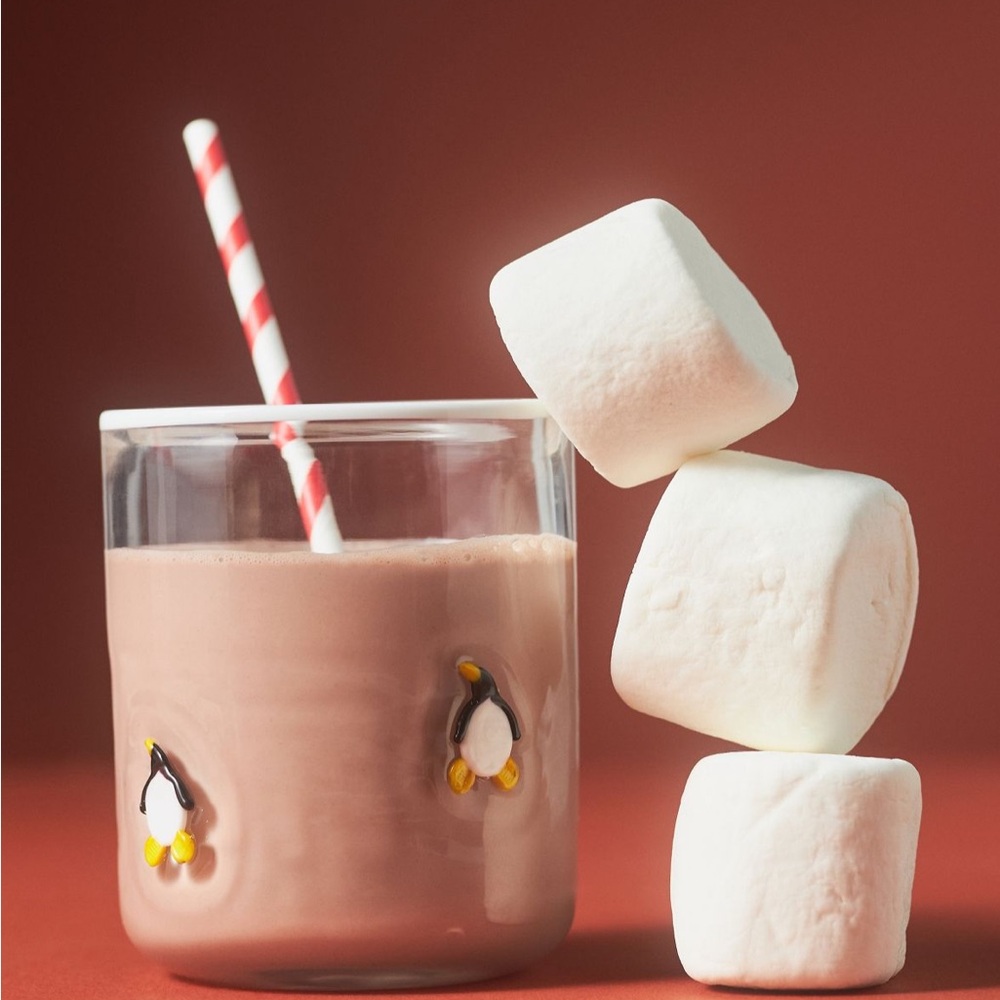 Anthropologie Penguin Icon Glass